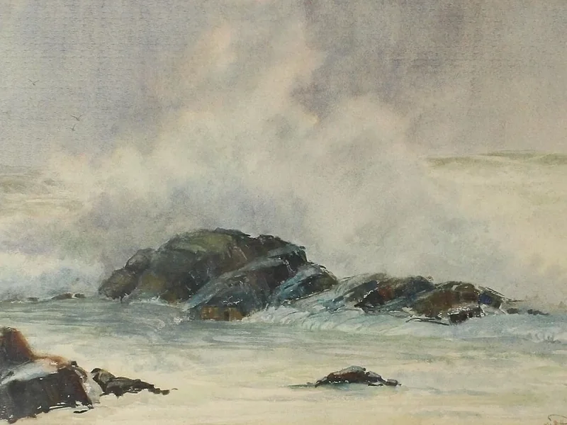 1865-Maurice Potter - Burrasca in arrivo